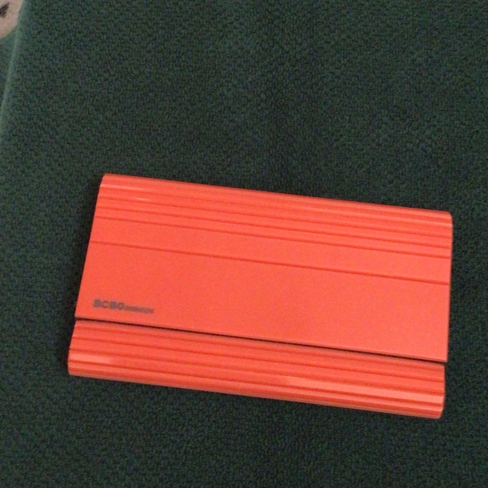 BCBGMaxAzria Vibrant Orange Clutch